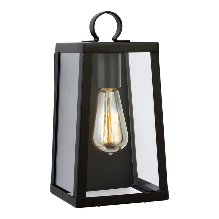 One Light Outdoor Wall Lantern from the Marinus collection in Black finish