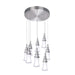 Artcraft - AC7508 - LED Chandelier - Destiny - Polished Nickel