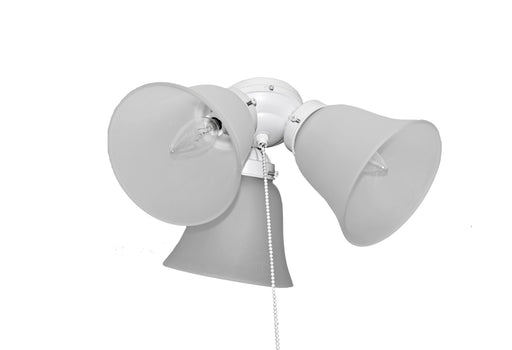 Maxim - FKT207FTMW - Three Light Ceiling Fan Light Kit - Fan Light Kits - Matte White