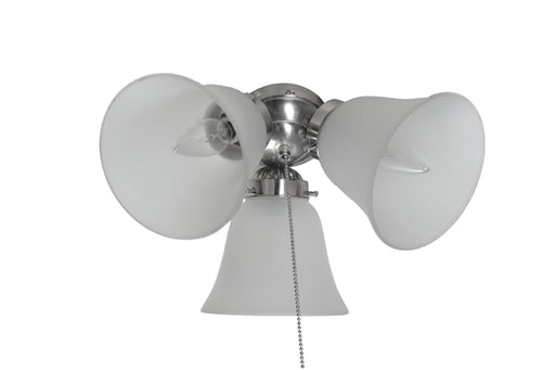 Maxim - FKT207FTSN - Three Light Ceiling Fan Light Kit - Fan Light Kits - Satin Nickel