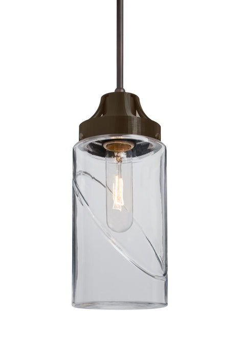 Besa - 1JT-BLINKCL-BR - One Light Pendant - Blink - Bronze