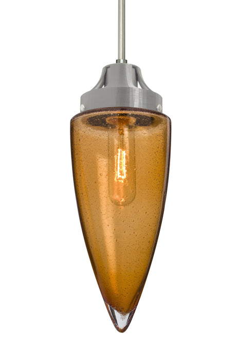 Besa - 1JT-SULUAM-SN - One Light Pendant - Sulu - Satin Nickel