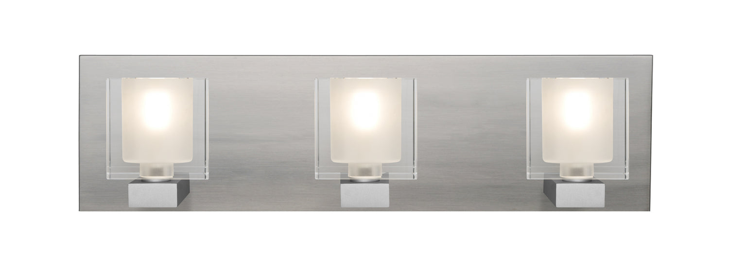 Besa - 3WF-BOLOFR-LED-SN - LED Vanity - Bolo - Satin Nickel