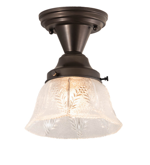 Meyda Tiffany - 203097 - One Light Flushmount - Revival - Craftsman Brown