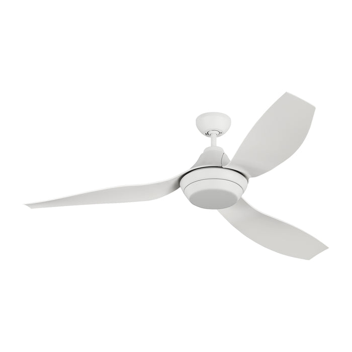 56``Ceiling Fan from the Avvo collection in Matte White finish