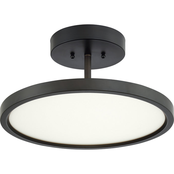 Semi Flush Mount from the Beltway collection in Oil Rubbed Bronze finish