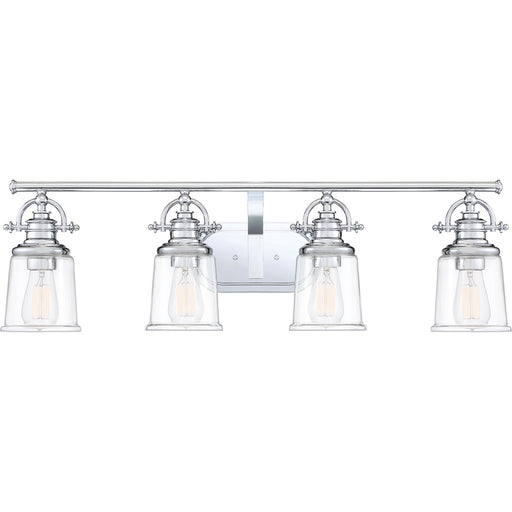 Quoizel - GRT8604C - Four Light Bath Fixture - Grant - Polished Chrome