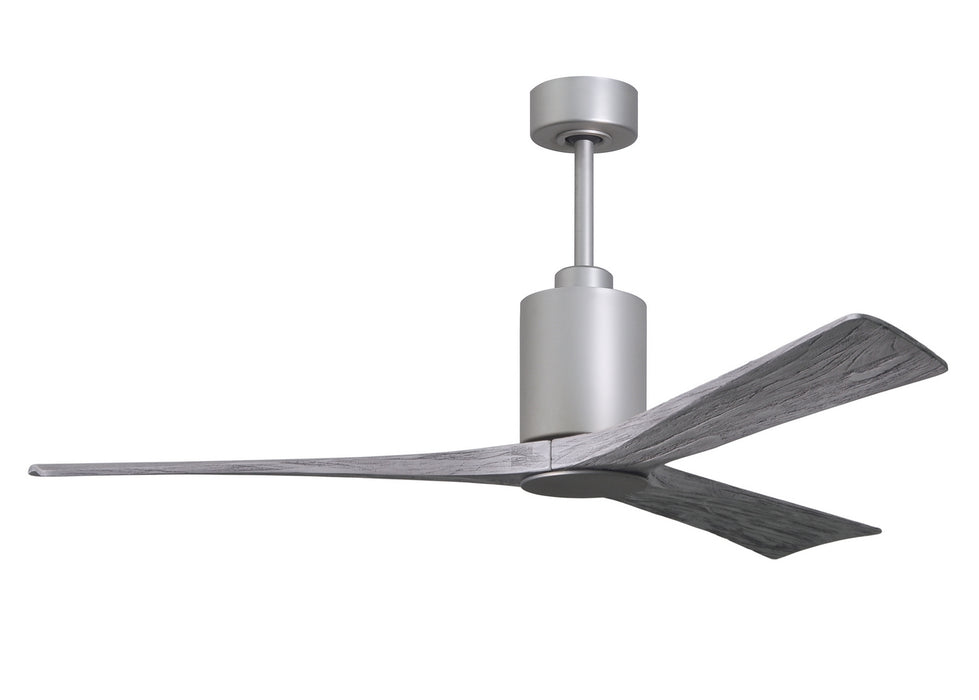 60``Ceiling Fan from the Patricia collection in Brushed Nickel finish
