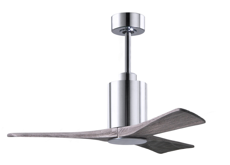42``Ceiling Fan from the Patricia collection in Polished Chrome finish