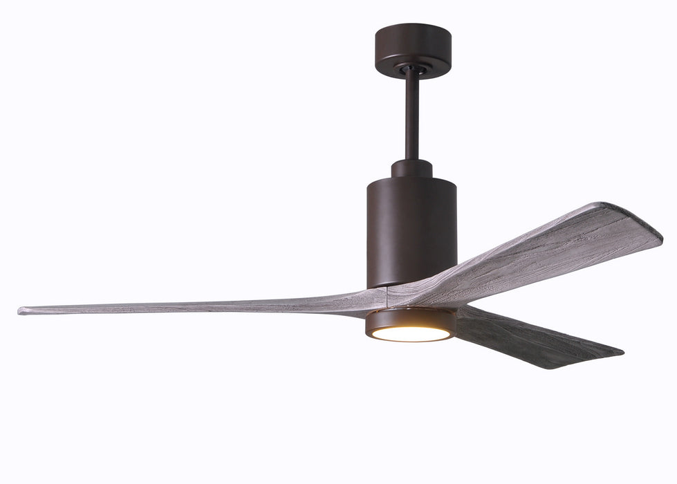 Matthews Fan Company - PA3-TB-BW-60 - 60``Ceiling Fan - Patricia - Textured Bronze