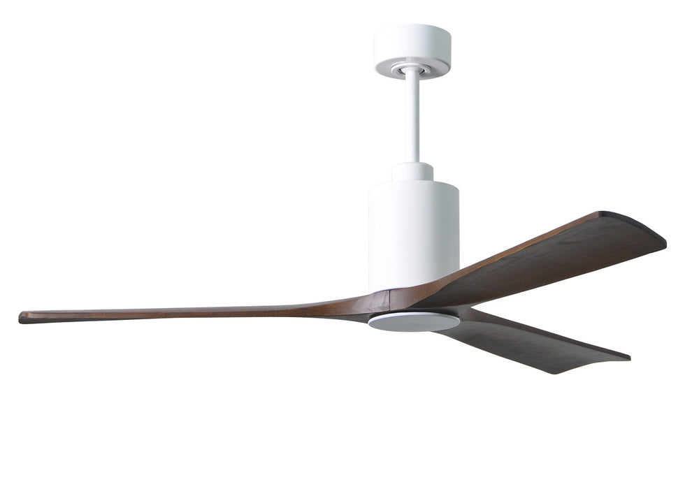 60``Ceiling Fan from the Patricia collection in Gloss White finish