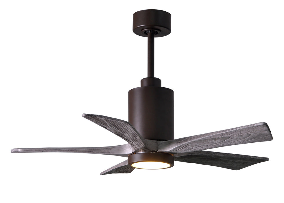 Matthews Fan Company - PA5-TB-BW-42 - 42``Ceiling Fan - Patricia - Textured Bronze