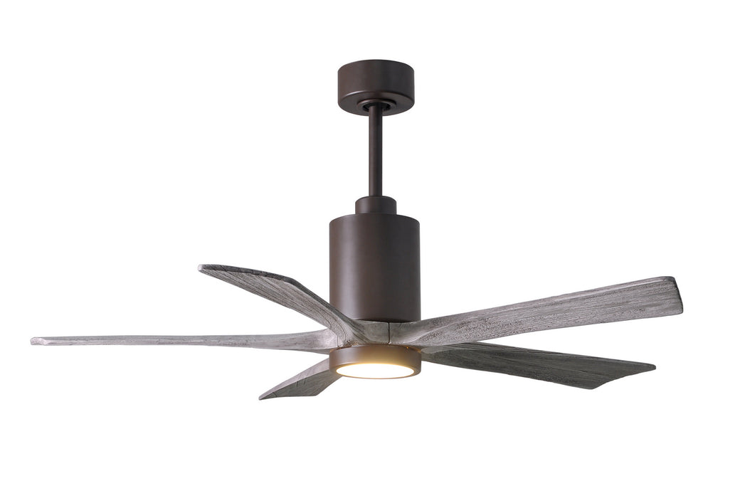 Matthews Fan Company - PA5-TB-BW-52 - 52``Ceiling Fan - Patricia - Textured Bronze