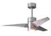Matthews Fan Company - SJ-BN-BW-42 - 42``Ceiling Fan - Super Janet - Brushed Nickel