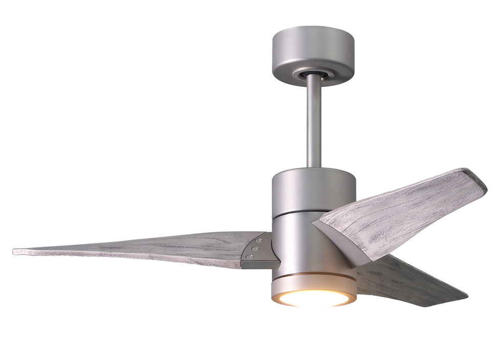 Matthews Fan Company - SJ-BN-BW-42 - 42``Ceiling Fan - Super Janet - Brushed Nickel