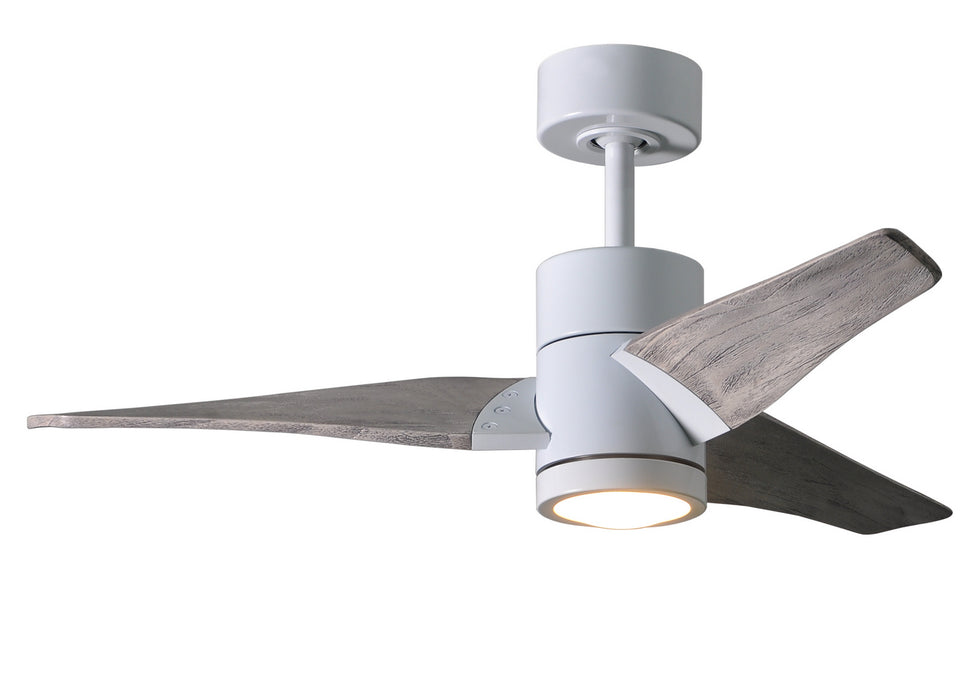 Matthews Fan Company - SJ-WH-BW-42 - 42``Ceiling Fan - Super Janet - Gloss White