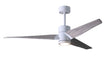 Matthews Fan Company - SJ-WH-BW-60 - 60``Ceiling Fan - Super Janet - Gloss White