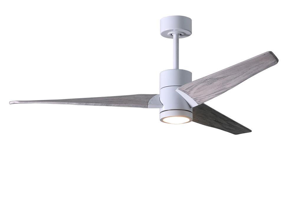 Matthews Fan Company - SJ-WH-BW-60 - 60``Ceiling Fan - Super Janet - Gloss White