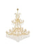 Elegant Lighting - 2800G120G/RC - 84 Light Chandelier - Maria Theresa - Gold