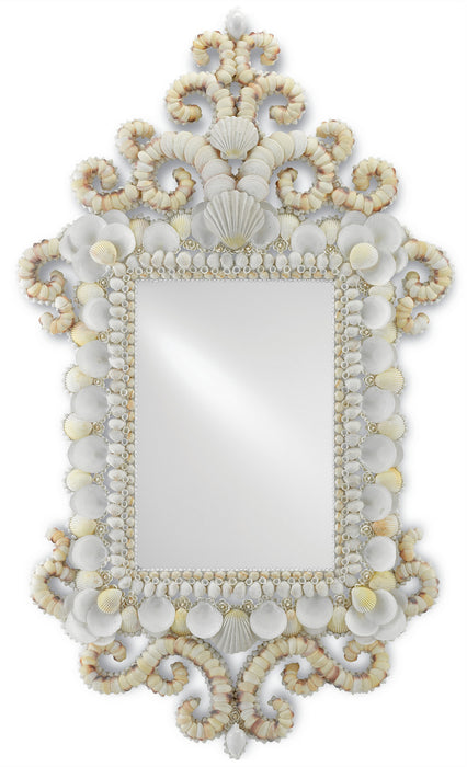 Currey and Company - 1000-0028 - Mirror - White/Natural/Mirror
