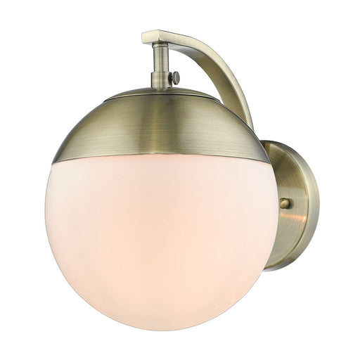 Golden - 3218-1W AB-AB - One Light Wall Sconce - Dixon - Aged Brass