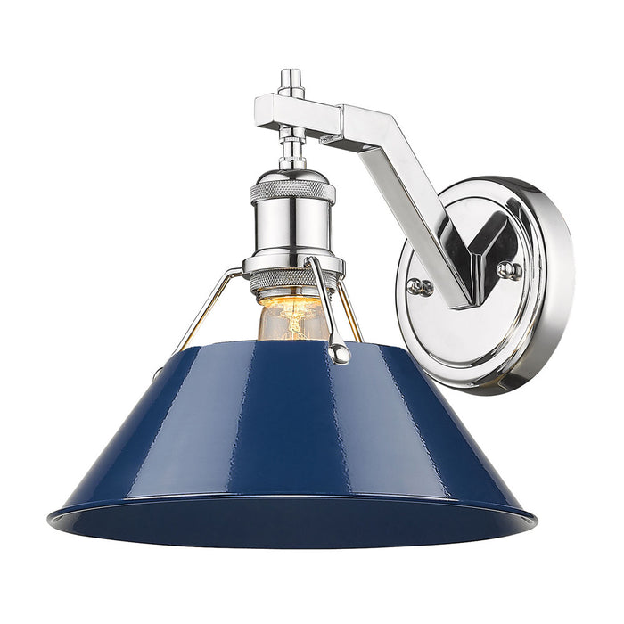 One Light Wall Sconce from the Orwell collection in Chrome finish