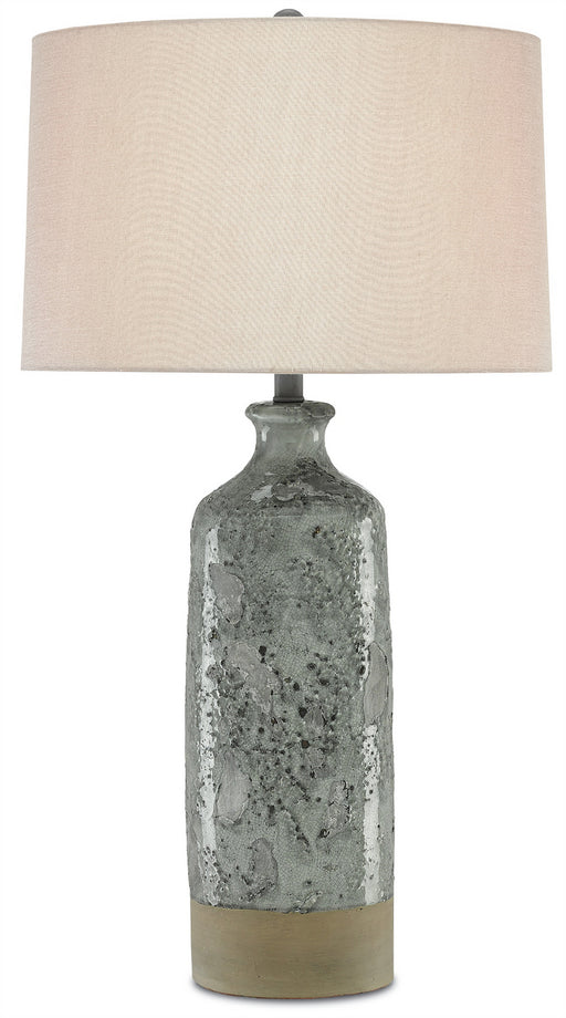 Currey and Company - 6000-0208 - One Light Table Lamp - Celadon Crackle/Gray