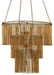 Currey and Company - 9000-0247 - Seven Light Chandelier - Gold Leaf
