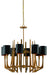 Currey and Company - 9000-0332 - Eight Light Chandelier - Brass