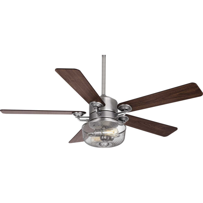 54``Ceiling Fan from the Greer collection in Antique Nickel finish