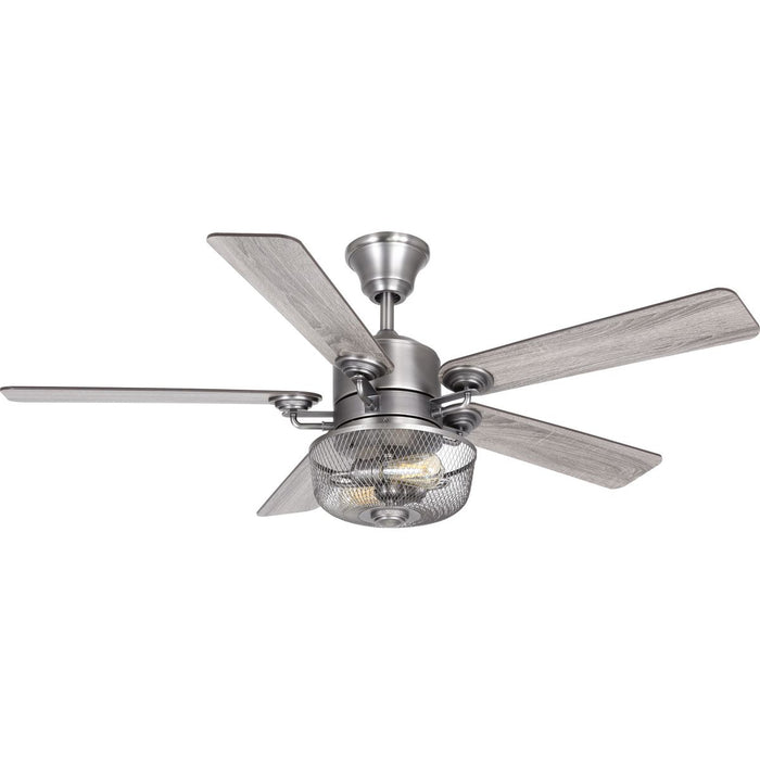 54``Ceiling Fan from the Greer collection in Antique Nickel finish