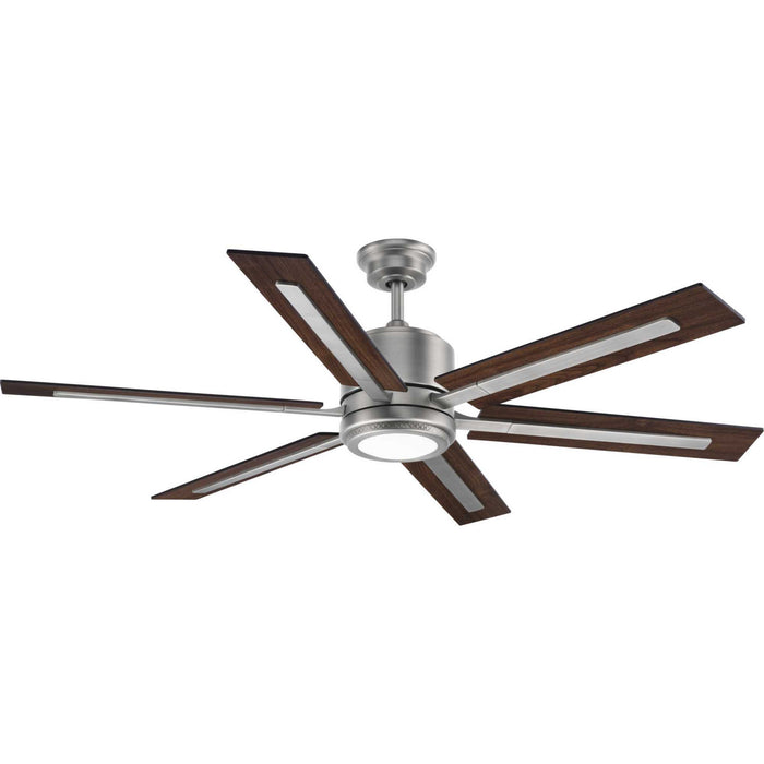 60``Ceiling Fan from the Glandon collection in Antique Nickel finish