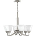 Progress Lighting - P400119-009 - Six Light Chandelier - Clifton Heights - Brushed Nickel
