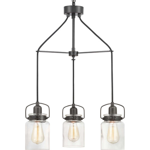 Progress Lighting - P400132-020 - Three Light Chandelier - Calhoun - Antique Bronze
