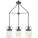 Progress Lighting - P400132-020 - Three Light Chandelier - Calhoun - Antique Bronze