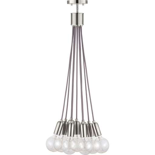 Progress Lighting - P500140-009 - Nine Light Pendant - Cirro - Brushed Nickel
