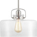 Progress Lighting - P500152-009 - One Light Pendant - Calhoun - Brushed Nickel