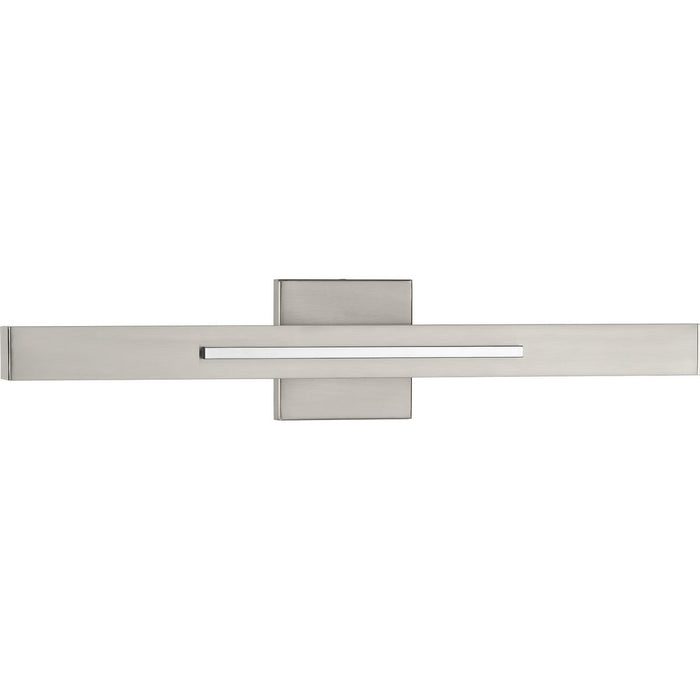 Two Light Wall Sconce from the Planck LED collection in Brushed Nickel finish