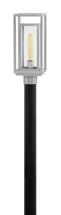 Hinkley - 1001SI - One Light Post Top/ Pier Mount - Republic - Satin Nickel