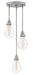 Hinkley - 3263PW - Three Light Pendant - Denton - Pewter