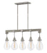 Hinkley - 3266PW - Five Light Linear Chandelier - Denton - Pewter