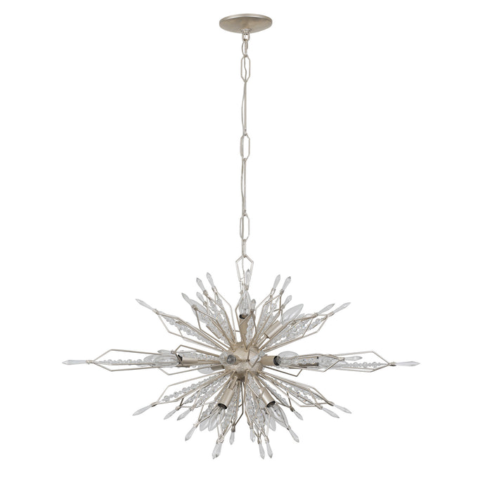 16 Light Linear Pendant from the Orbital collection in Gold Dust finish