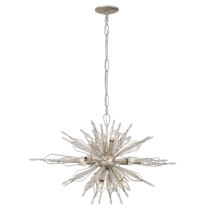 16 Light Linear Pendant from the Orbital collection in Gold Dust finish