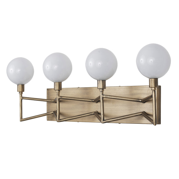Four Light Bath from the Bodie collection in Havana Gold finish