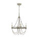 Generation Lighting - F3331/4FWO/DWW - Four Light Chandelier - Beverly - French Washed Oak / Distressed White Wood