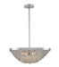 Allegri - 032450-010-FR001 - Six Light Pendant - Lana - Chrome