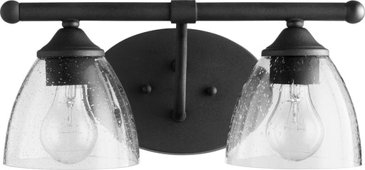 Quorum - 5150-2-69 - Two Light Vanity - Brooks - Noir w/ Clear/Seeded