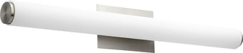 Quorum - 911-35-65 - LED Vanity - Satin Nickel w/ Matte White Acrylic
