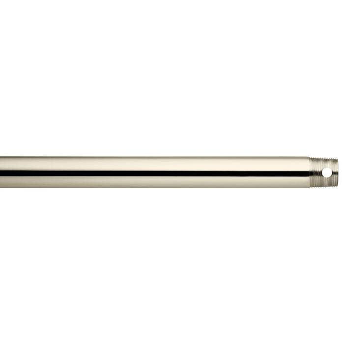Kichler - 360000PN - Fan Down Rod 12 Inch - Accessory - Polished Nickel