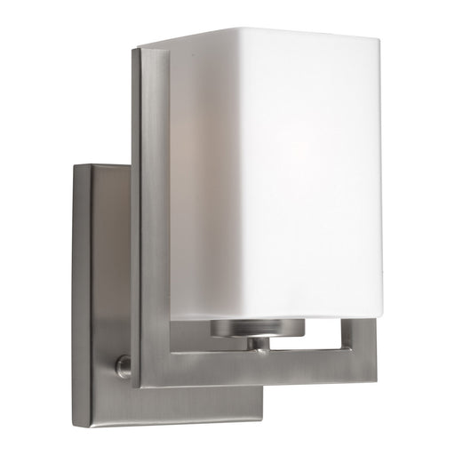 Forte - 2669-01-55 - One Light Wall Sconce - Brushed Nickel